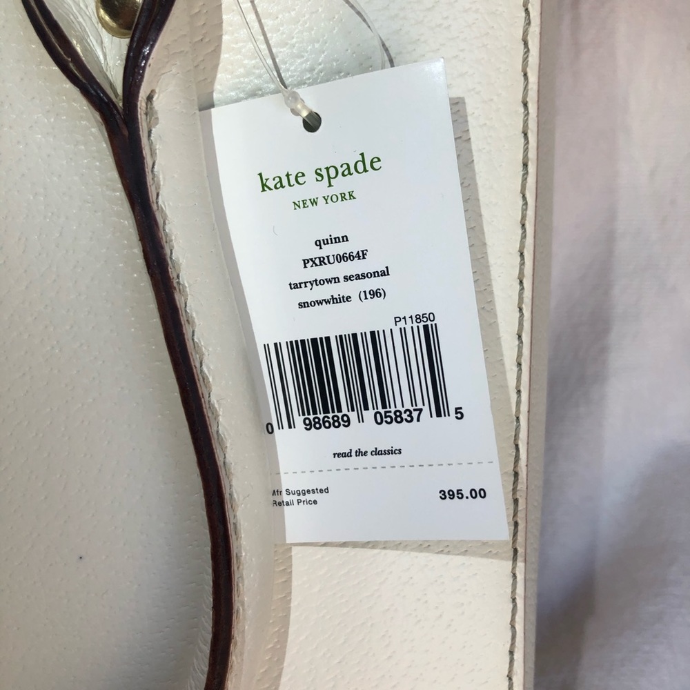Cream leather Kate Spade Quinn - Picture 3 of 5